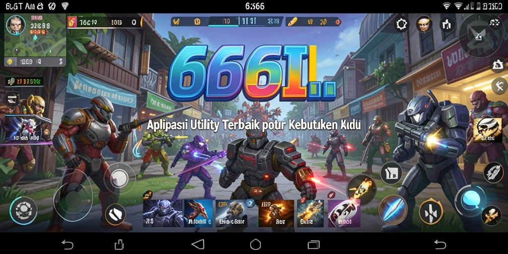 Tampilan aplikasi 666I yang intuitif dan bermanfaat.