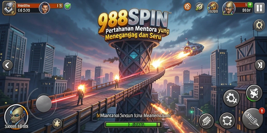 Tampilan menegangkan dari gameplay 988SPIN yang penuh aksi.