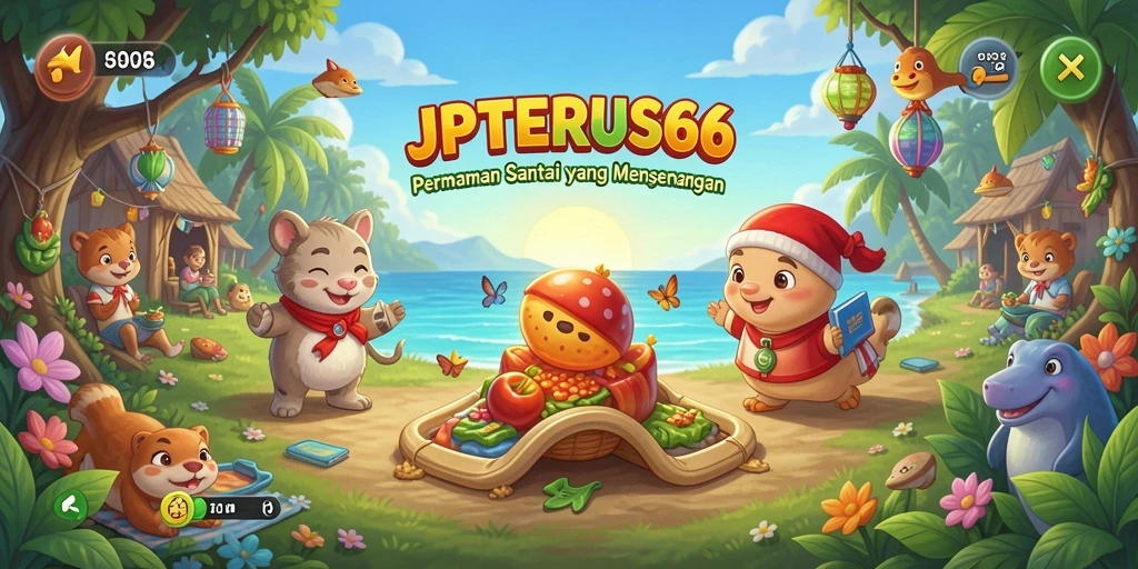 Tampilan gameplay JPTERUS66 yang menarik dan penuh warna.