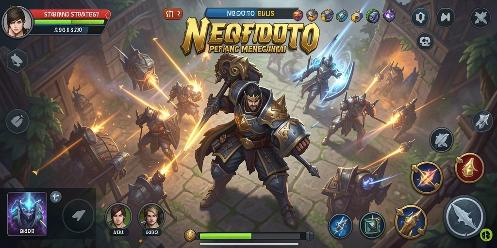 Tampilan menarik dari gameplay strategis NEOTOTO.