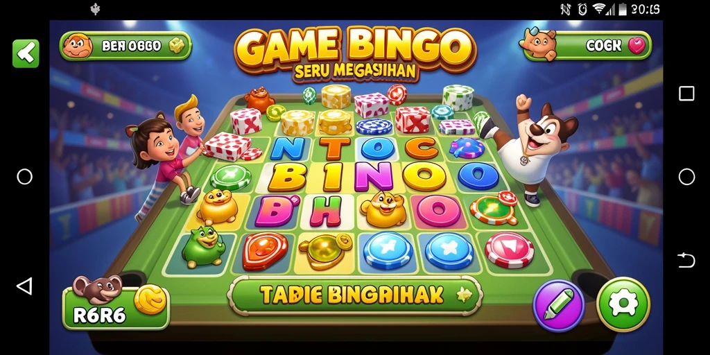 Tampilan gameplay seru R6R6 dengan berbagai pilihan Bingo.